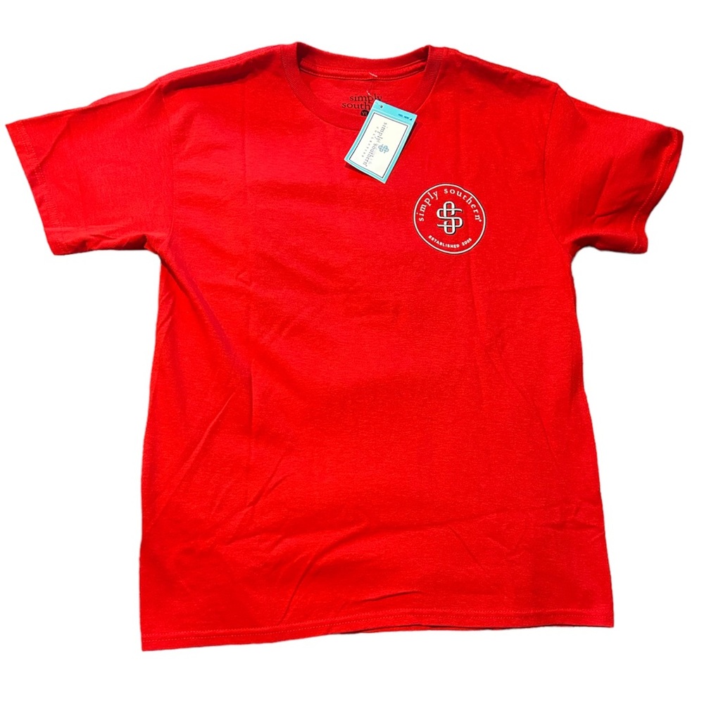 Simply Southern Girls Merry Mini Holiday T-Shirt - Picture 2 of 3